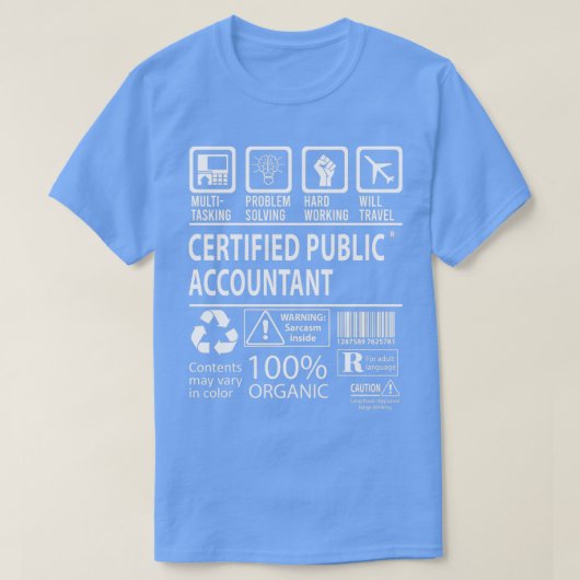 Gecertificeerde MultiTasking gecertificeerd als op T-shirt (Design voorkant)