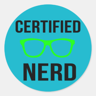 Gecertificeerde Nerd Stickers