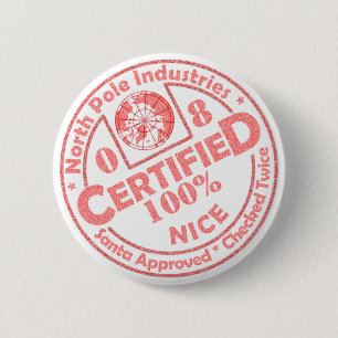 Gecertificeerde Nice '08 Button