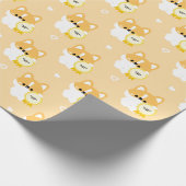 Gecertificeerde NPC Corgi Cadeaupapier (Hoek)
