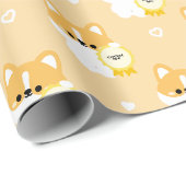 Gecertificeerde NPC Corgi Cadeaupapier (Rol Hoek)