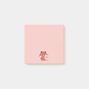 Gecertificeerde Onbeholpen Rode Panda Post-it® Notes
