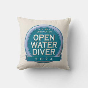 gecertificeerde Open Water Diver Kussen