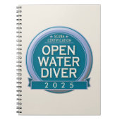 gecertificeerde open water duiker notitieboek (Voorkant)