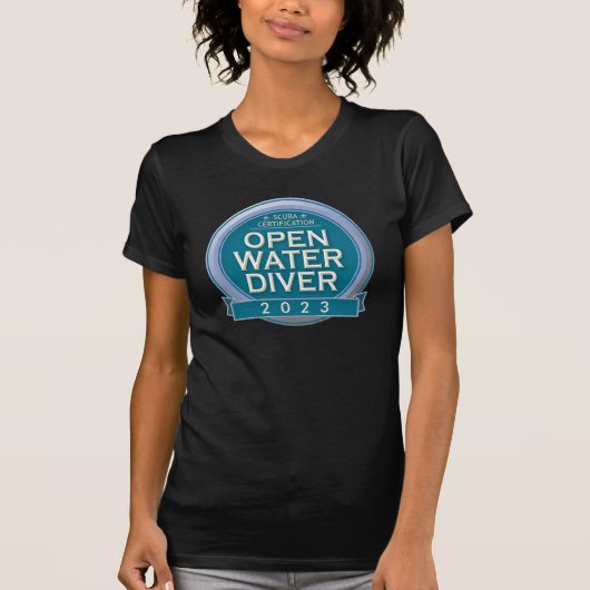 gecertificeerde open water duiker t-shirt (Voorkant)