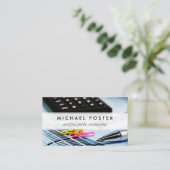 Gecertificeerde openbare accountant Eenvoudige min Visitekaartje (Staand voorkant)