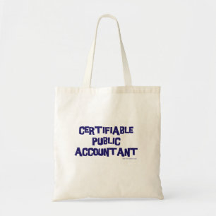 Gecertificeerde openbare accountant tote bag
