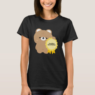 Gecertificeerde Overdenker Bruine Beer T-shirt