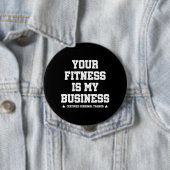 Gecertificeerde persoonlijke trainer Fitness Coach Ronde Button 4,0 Cm (In situ)