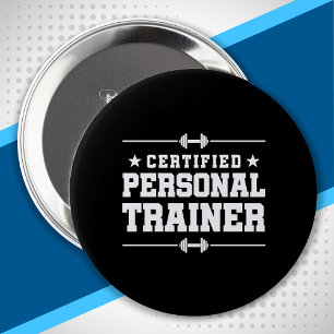 Gecertificeerde persoonlijke trainer Fitness Coach Ronde Button 4,0 Cm
