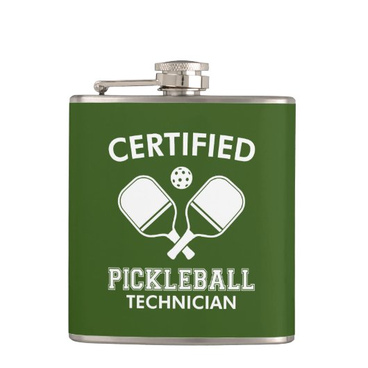 Gecertificeerde Pickleball-technicus Heupfles (Voorkant)