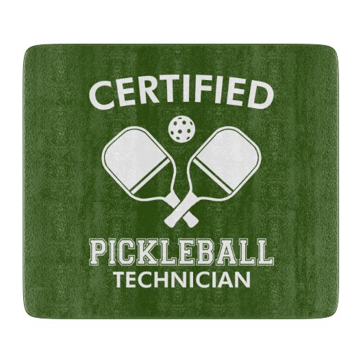 Gecertificeerde Pickleball-technicus Snijplank (Voorkant)