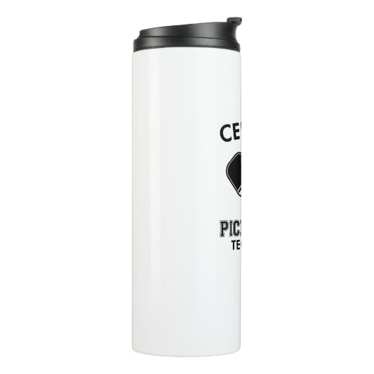 Gecertificeerde Pickleball-technicus Thermosbeker (Gedraaid links)