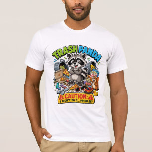 Gecertificeerde Probleem Maker Grappige Wasbeer Ve T-shirt