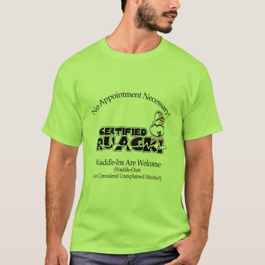Gecertificeerde Quack T-shirt (Voorkant)