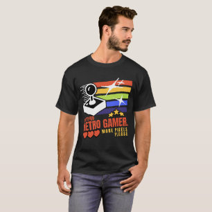 Gecertificeerde Retro Gamer – Meer Pixels Alsjebli T-shirt