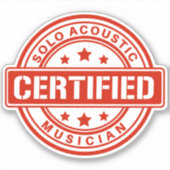 Gecertificeerde SAM Embleem Custom Cut Sticker 4 " (Voorkant)