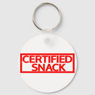 Gecertificeerde Snack Stamp Sleutelhanger