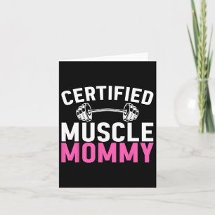 Gecertificeerde Spier Moeder Gewichtheffen Workout Kaart