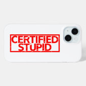 Gecertificeerde staartstempel Case-Mate iPhone case (Achterkant (horizontaal))