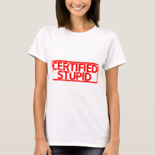 Gecertificeerde staartstempel t-shirt
