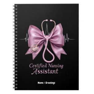 Gecertificeerde verpleegkundig assistent CNA Coque Notitieboek