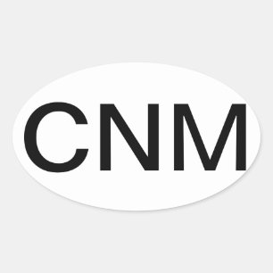 Gecertificeerde verpleegster ovale sticker