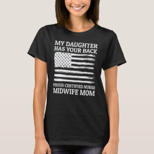 Gecertificeerde verpleegster vroedvrouw Moeder Kle T-shirt