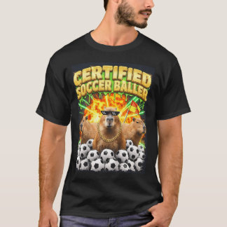 Gecertificeerde Voetbal Speler Meme Ironisch Cool T-shirt