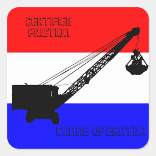 GECERTIFICEERDE VRIKTIEKRUIDENBEHEERDER PATRIOTISC VIERKANTE STICKER