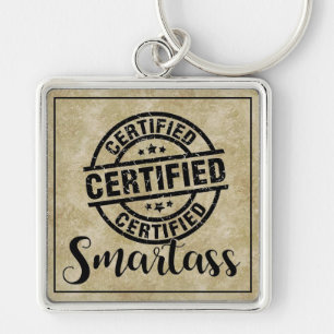 Gecertificeerde Wijsneus Sleutelhanger