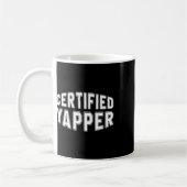 Gecertificeerde Yapper Funny Professional Yapper Koffiemok (Links)