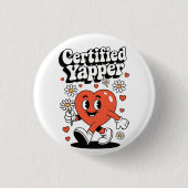 Gecertificeerde Yapper Ronde Button 3,2 Cm (Voorkant)