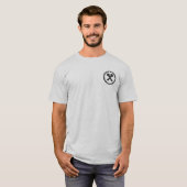 Gecertificeerde Zip-Stropdas technicus T-shirt (Voorkant volledig)