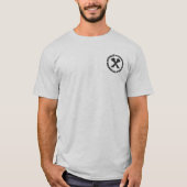 Gecertificeerde Zip-Stropdas technicus T-shirt (Voorkant)