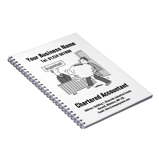 Gecharterde accountant of accountant notitieboek (Rechterzijde)