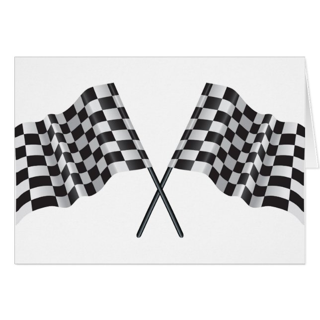gecheckte cross-flags (Voorkant Horizontaal)