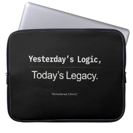 Geciteerde ontwikkelaar van gisteren logica, vanda laptop sleeve