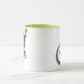 Geck Gecko Psychedelic Design Mug (Centre)