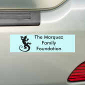 Gecko 1 bumpersticker (Op auto)