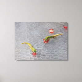 Gecko cocktail uur twee stuk canvas set