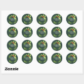 Gecko Dad Crafts Ronde Sticker (Vel)