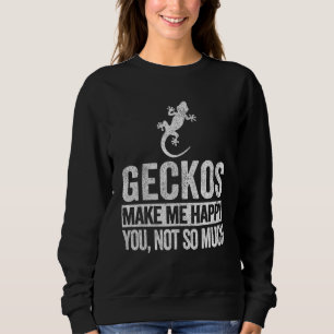 Gecko Gecko Quote Retro Trui