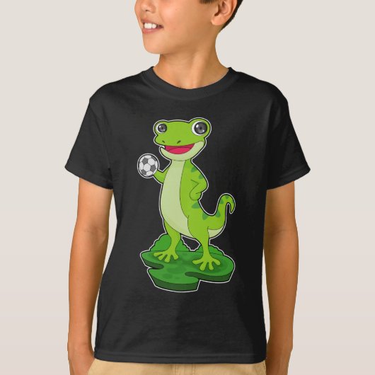 Gecko Handbalspeler Handbal T-shirt (Voorkant)