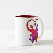 Gecko Heart Mok (Voorkant rechts)