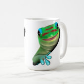 Gecko in een gat koffiemok (Voorkant rechts)