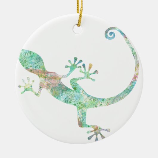 Gecko Keramisch Ornament (Voorkant)