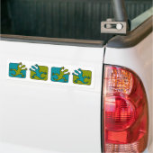 Gecko / lizard bumper sticker (Op Truck)