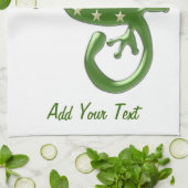 Gecko Lizard Design Theedoek (Gevouwen)