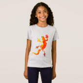 Gecko lizard eco reptiel t-shirt (Voorkant volledig)